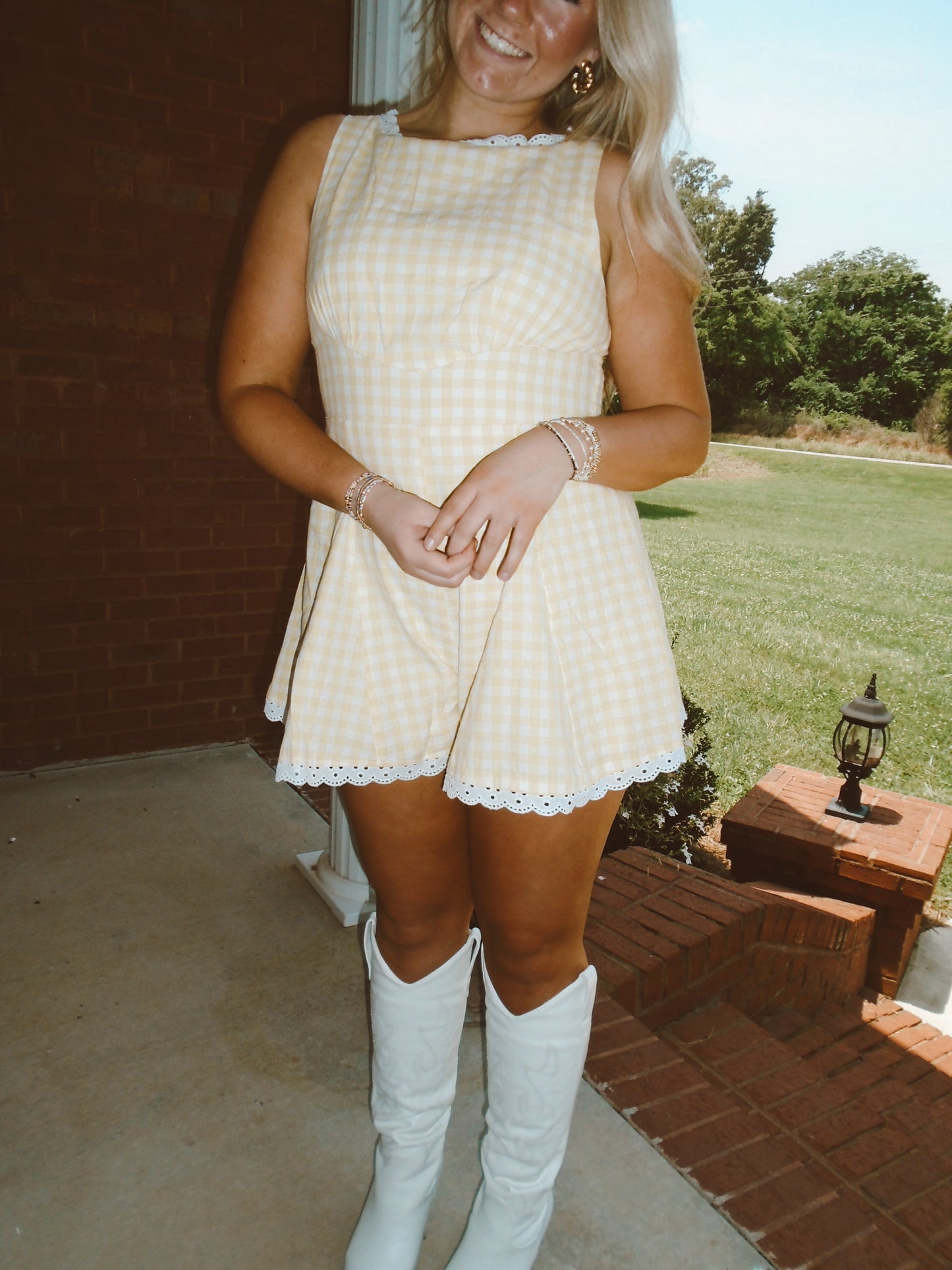 Buttercup Lace Romper