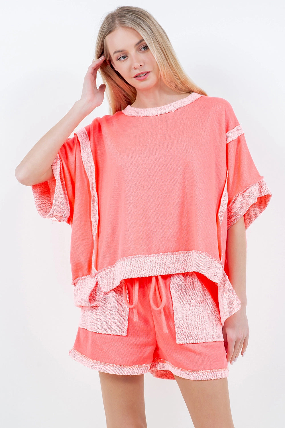 Neon Switch Top -Pink