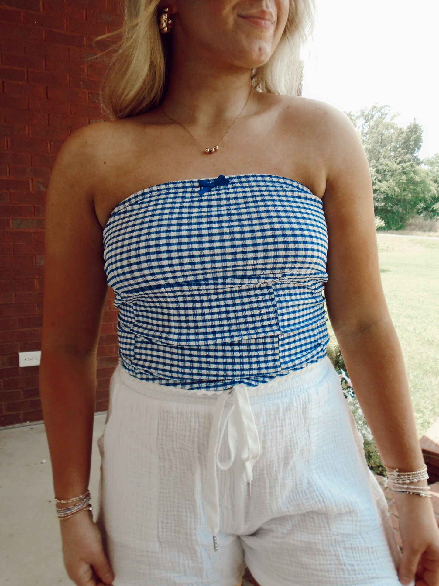 Gingham Gal | Blue