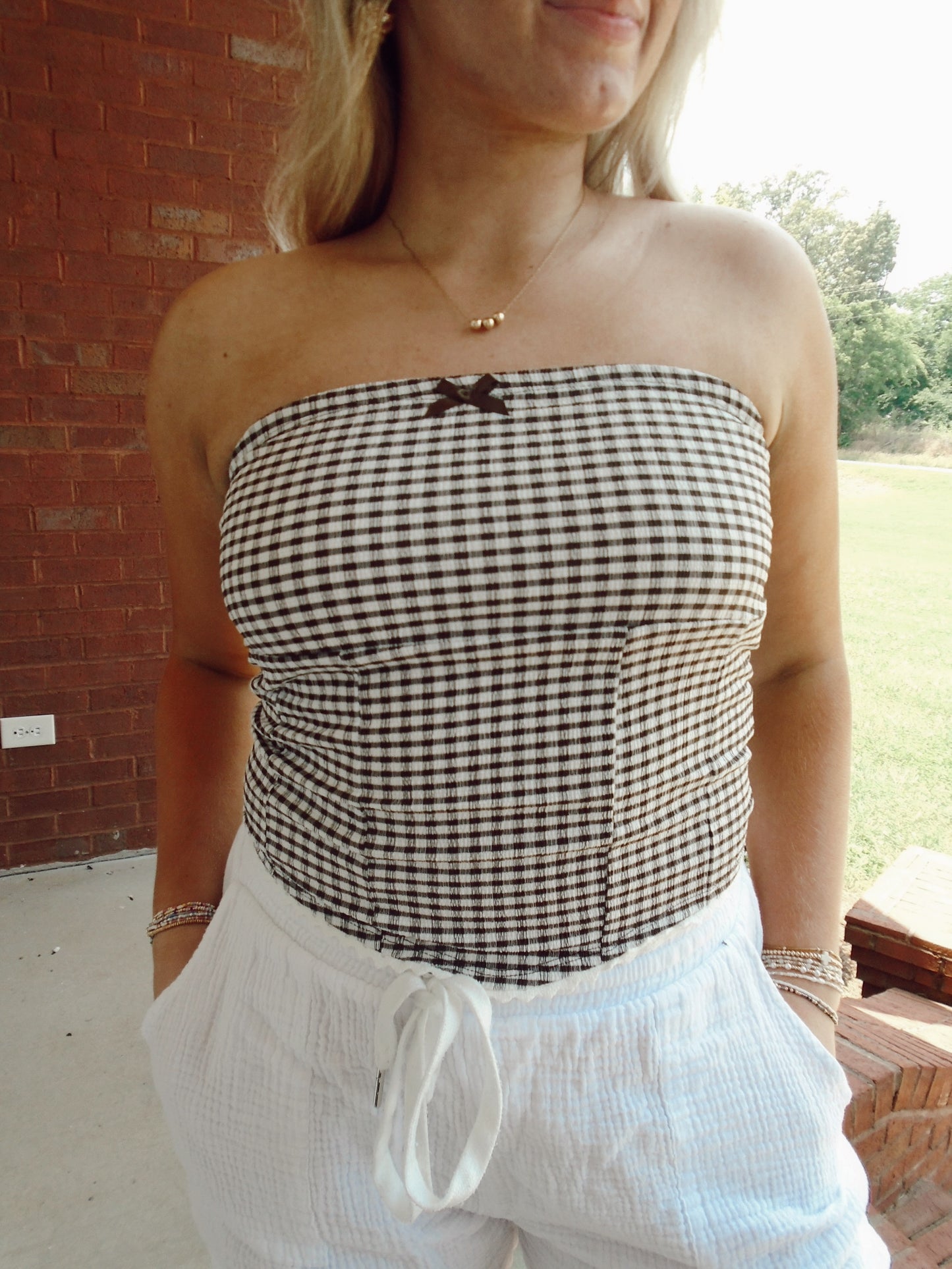 Gingham Gal | Hot fudge