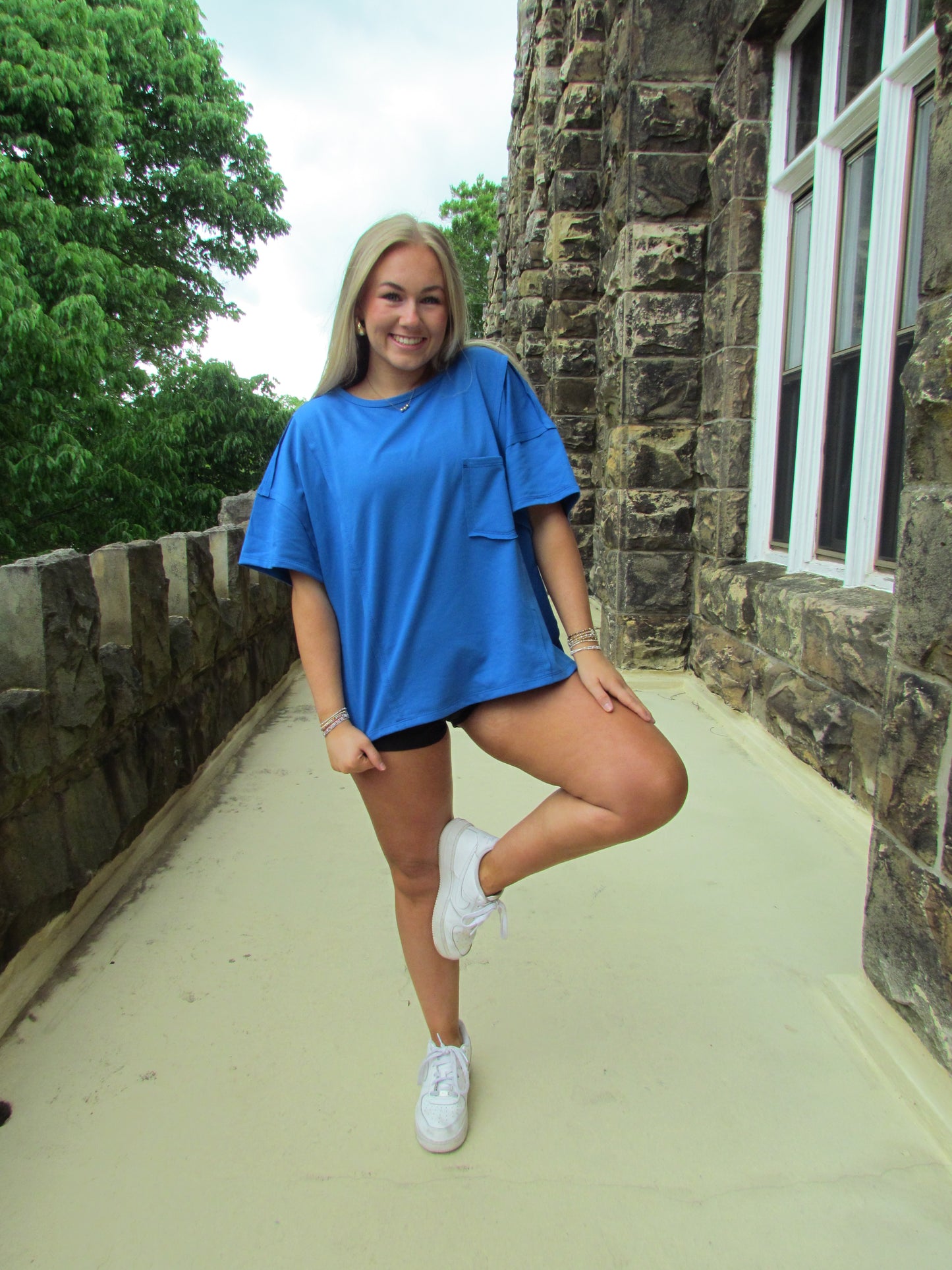 Blue Bliss Oversized Tee