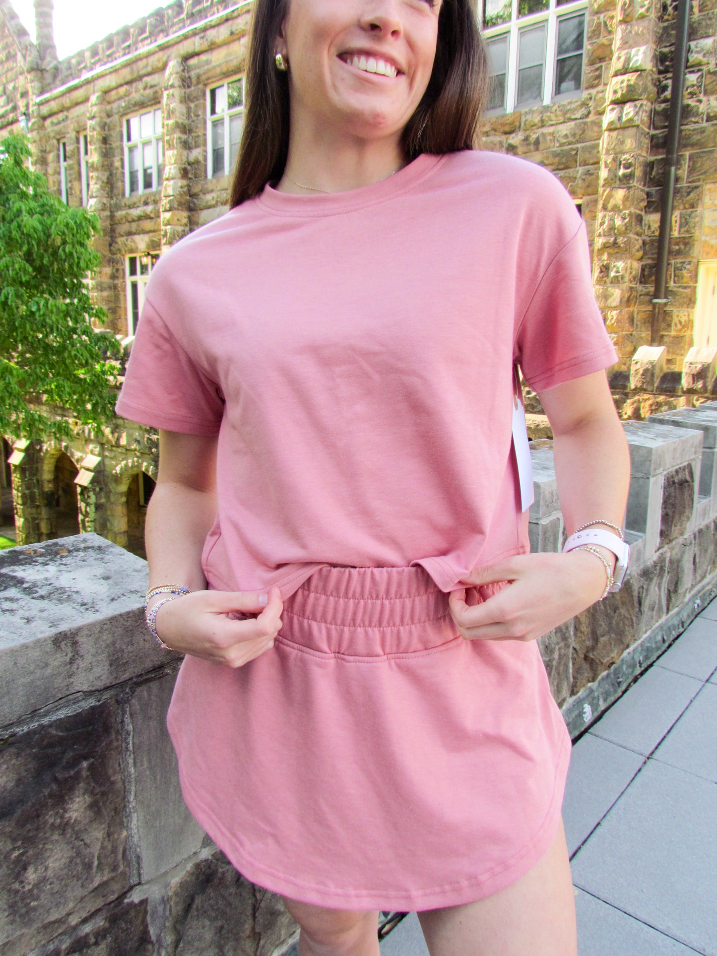Bubble Blush Skort Set