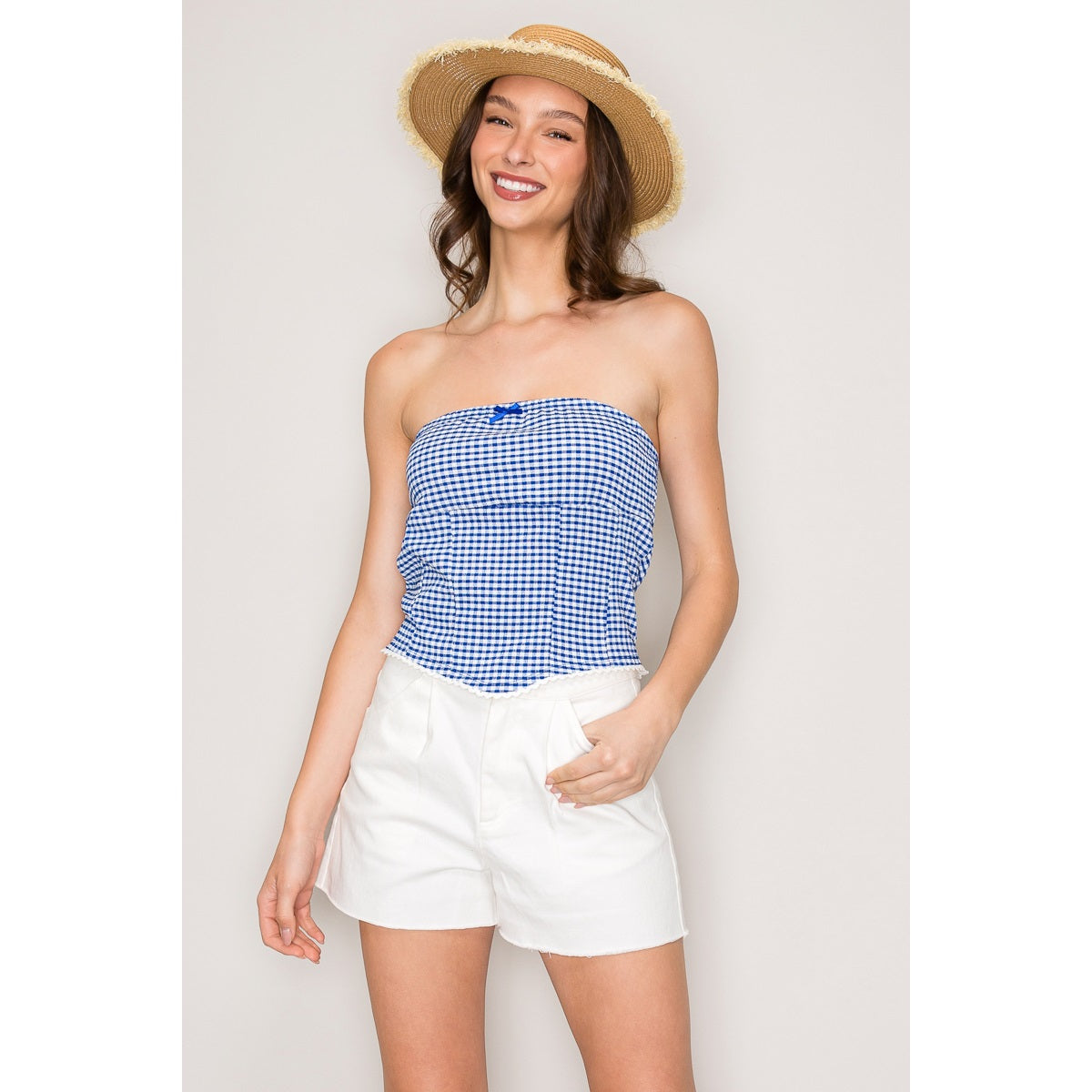 Gingham Gal | Blue