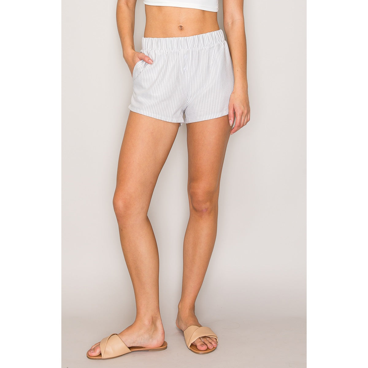 Cloudstripe Shorts