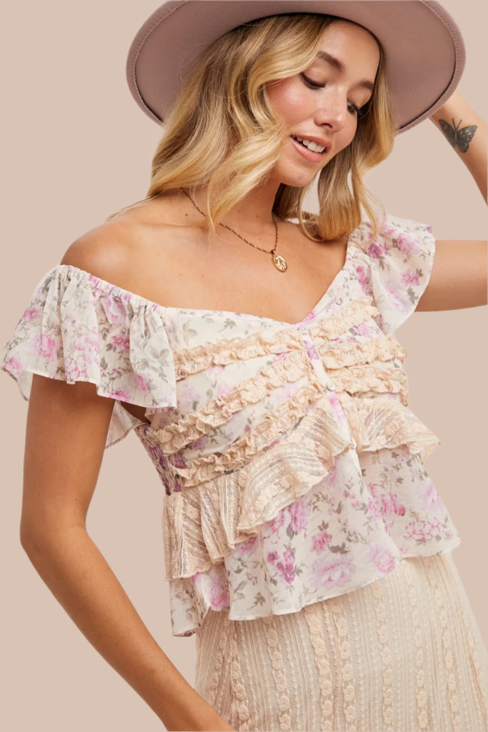 Sweetheart Charm Top