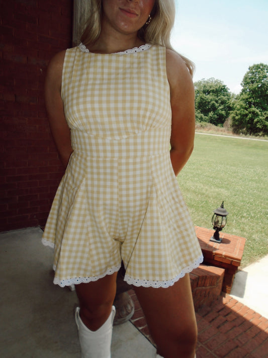 Buttercup Lace Romper