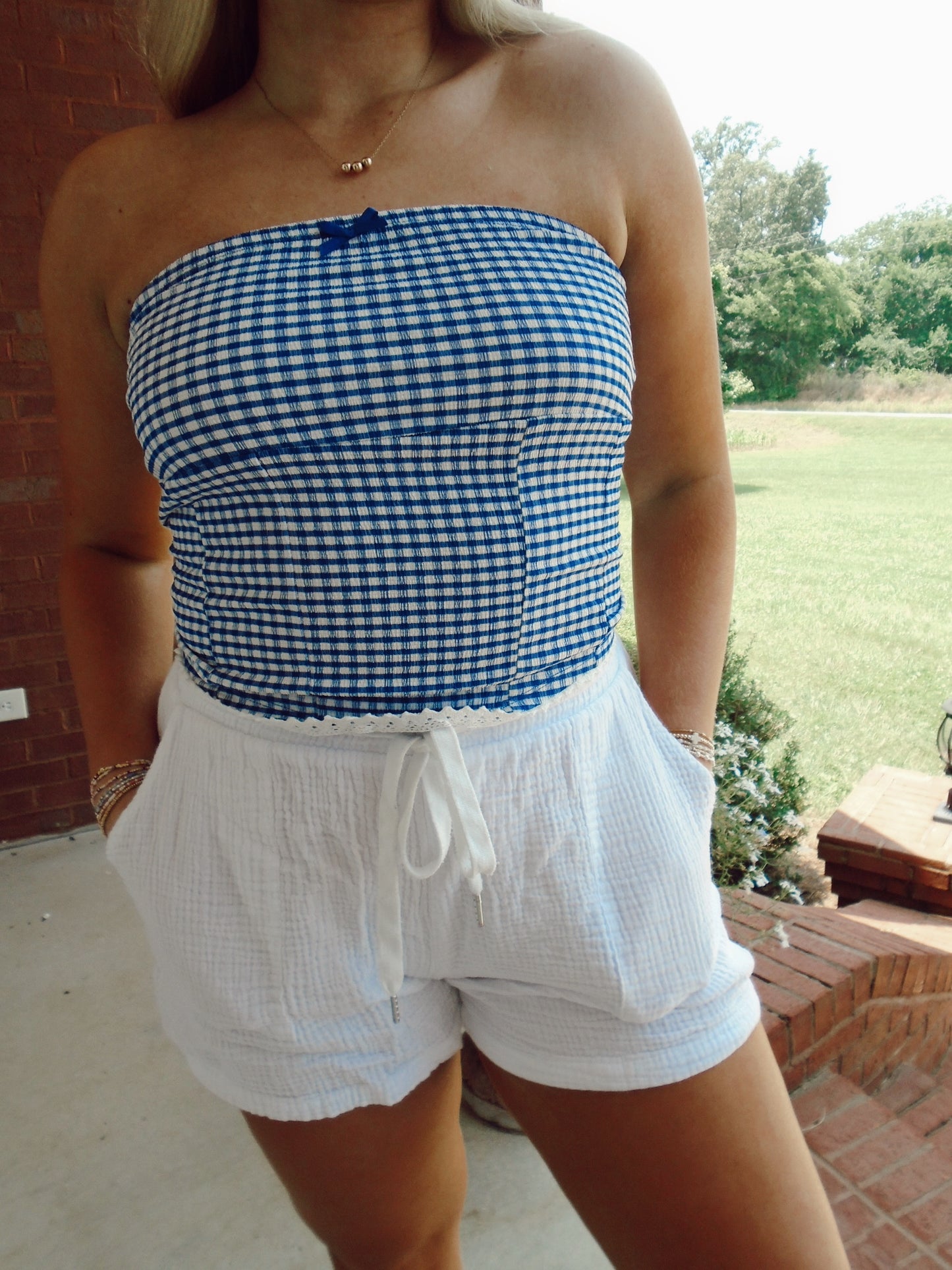 Gingham Gal | Blue