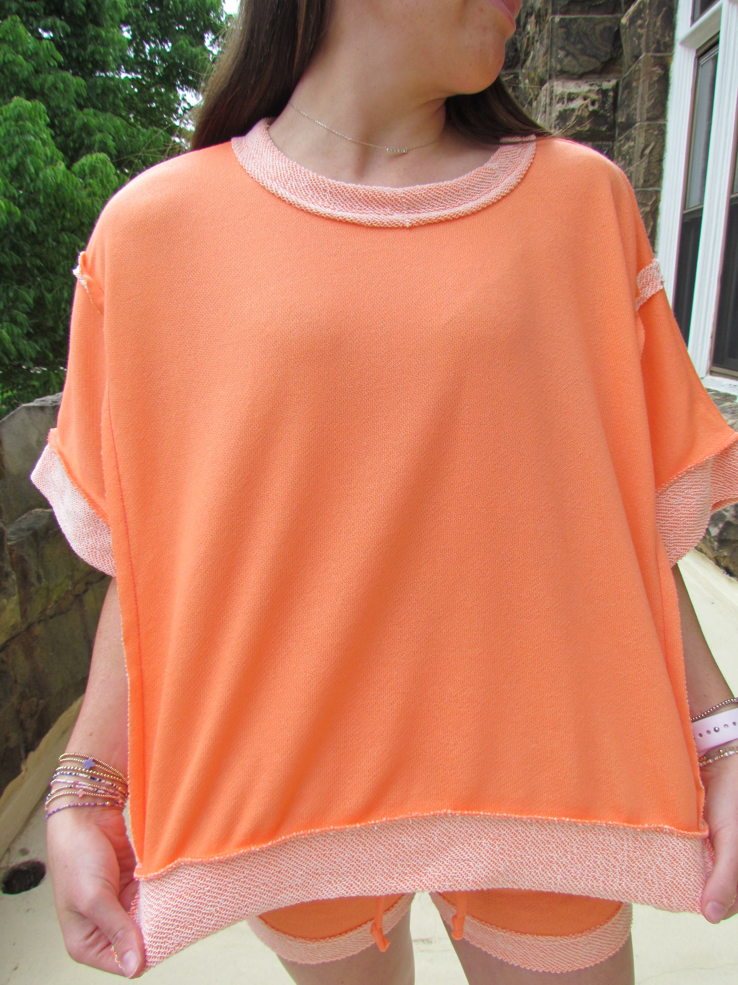 Neon Switch Top- Orange