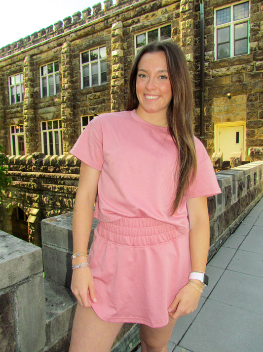 Bubble Blush Skort Set